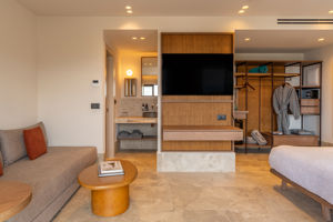 Woonvoorbeeld 2-persoonskamer Loft Standaard Zeezicht met klein zwembad