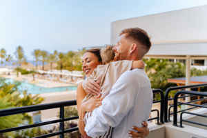 Woonvoorbeeld deluxe kamer zijzeezicht of familie connection kamer zijzeezicht