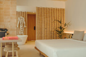 Woonvoorbeeld suite met zeezicht