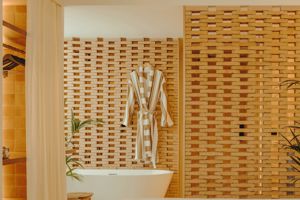 Woonvoorbeeld suite met zeezicht