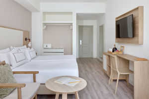 Woonvoorbeeld standaardkamer met frontaal zeezicht