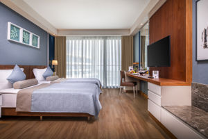 Woonvoorbeeld standaardkamer zeezicht