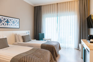 Woonvoorbeeld kamer met tussendeur