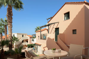 Woonvoorbeeld 2-persoonskamer maisonnette tuinzicht