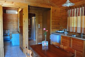 Woonvoorbeeld log villa