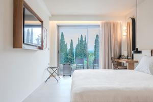 woonvoorbeeld standaardkamer tuinzicht