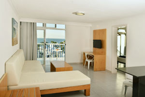 Woonvoorbeeld 2-kamerappartement zeezicht