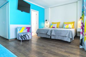 Woonvoorbeeld standaardkamer zeezicht