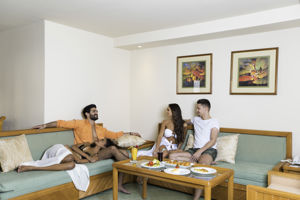 Woonvoorbeeld standaardkamer mega (stadszicht of zeezicht)