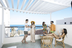 Woonvoorbeeld standaardkamer mega zeezicht