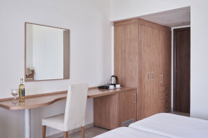 Woonvoorbeeld familiekamer landzicht