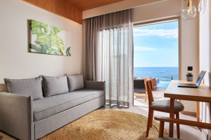 Woonvoorbeeld superiorkamer swimup met zeezicht