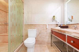 Woonvoorbeeld 2-persoonskamer Bungalow Tuinzicht