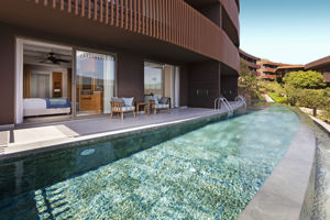 Woonvoorbeeld Swim Up Deluxekamer