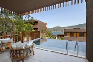 Woonvoorbeeld Swim Up standaardkamer