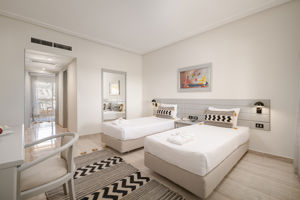 Woonvoorbeeld familiekamer suite premuim (aqua side)