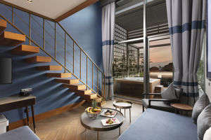 Woonvoorbeeld Duplex suite terras