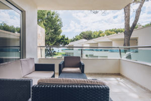 Woonvoorbeeld suite tuinzicht