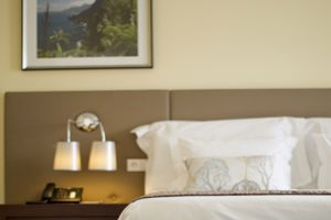 Woonvoorbeeld standaardkamer (zijzeezicht of zeezicht)