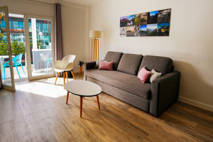 Woonvoorbeeld standaard 2-kamerappartement swim up