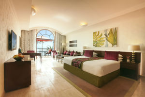 Woonvoorbeeld palm tree court suite