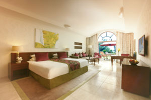 Woonvoorbeeld palm tree court suite