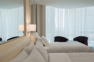 Woonvoorbeeld deluxekamer zeezicht