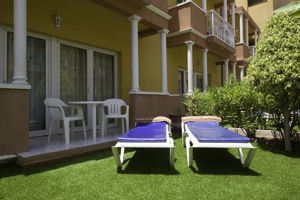 woonvoorbeeld 2-kamerappartement met privétuin