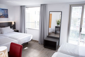 Woonvoorbeeld 4-persoonskamer standaard