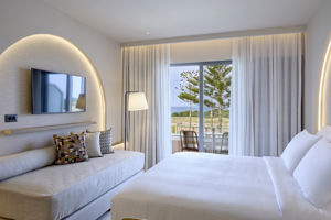 Woonvoorbeeld Deluxekamer met zeezicht