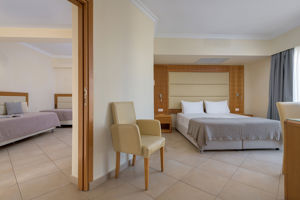 Woonvoorbeeld familie suite tuinzicht