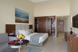 Woonvoorbeeld superiorkamer met zeezicht