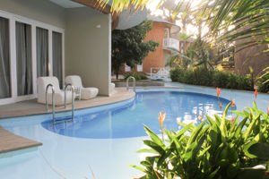 Woonvoorbeeld premium kamer direct toegang tot het zwembad