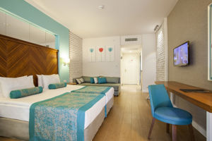 woonvoorbeeld standaardkamer Hotel Terrace Elite