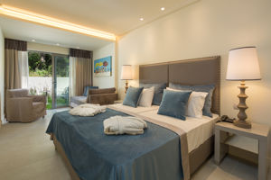 Woonvoorbeeld deluxekamer tuinzicht