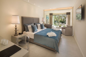 Woonvoorbeeld deluxekamer tuinzicht