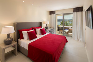 Woonvoorbeeld premium bungalow suite met jacuzzi