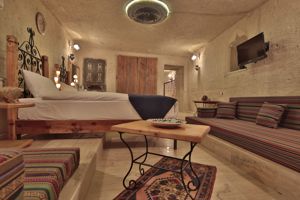 voorbeeld van een grot-hotel