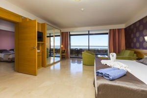 Woonvoorbeeld suite zeezicht thalasso