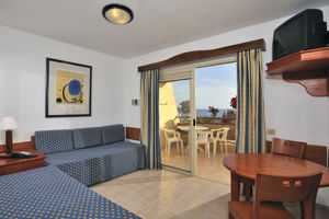 Woonvoorbeeld 2-kamerappartement (standaard, zwembadzicht of zijzeezicht)