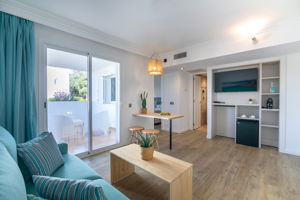 Woonvoorbeeld suite standaard met balkon