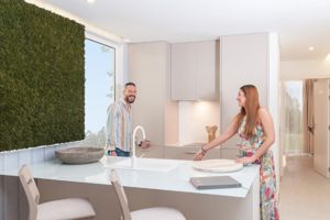 Woonvoorbeeld studio of 2-kamerappartement