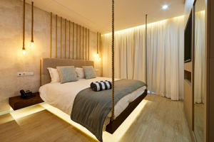 Woonvoorbeeld studio of 2-kamerappartement