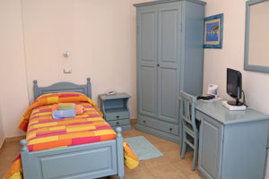 Woonvoorbeeld standaardkamer (1 pers.)