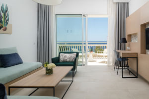 Woonvoorbeeld suite met zeezicht