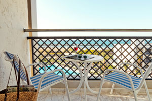 Woonvoorbeeld standaardkamer (zeezicht)