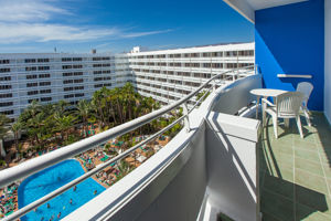 Woonvoorbeeld standaardkamer met uitzicht