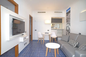 Woonvoorbeeld junior suite met zeezicht