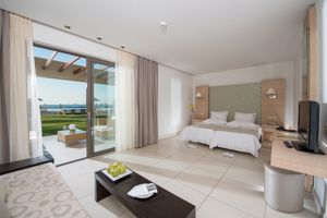 Woonvoorbeeld suite met Ã©Ã©n slaapkamer