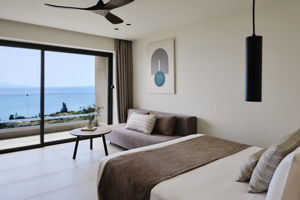 Woonvoorbeeld deluxe kamer zeezicht